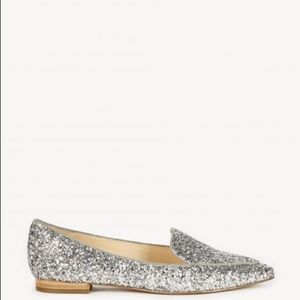 Sole Society Camilla Flat Silver